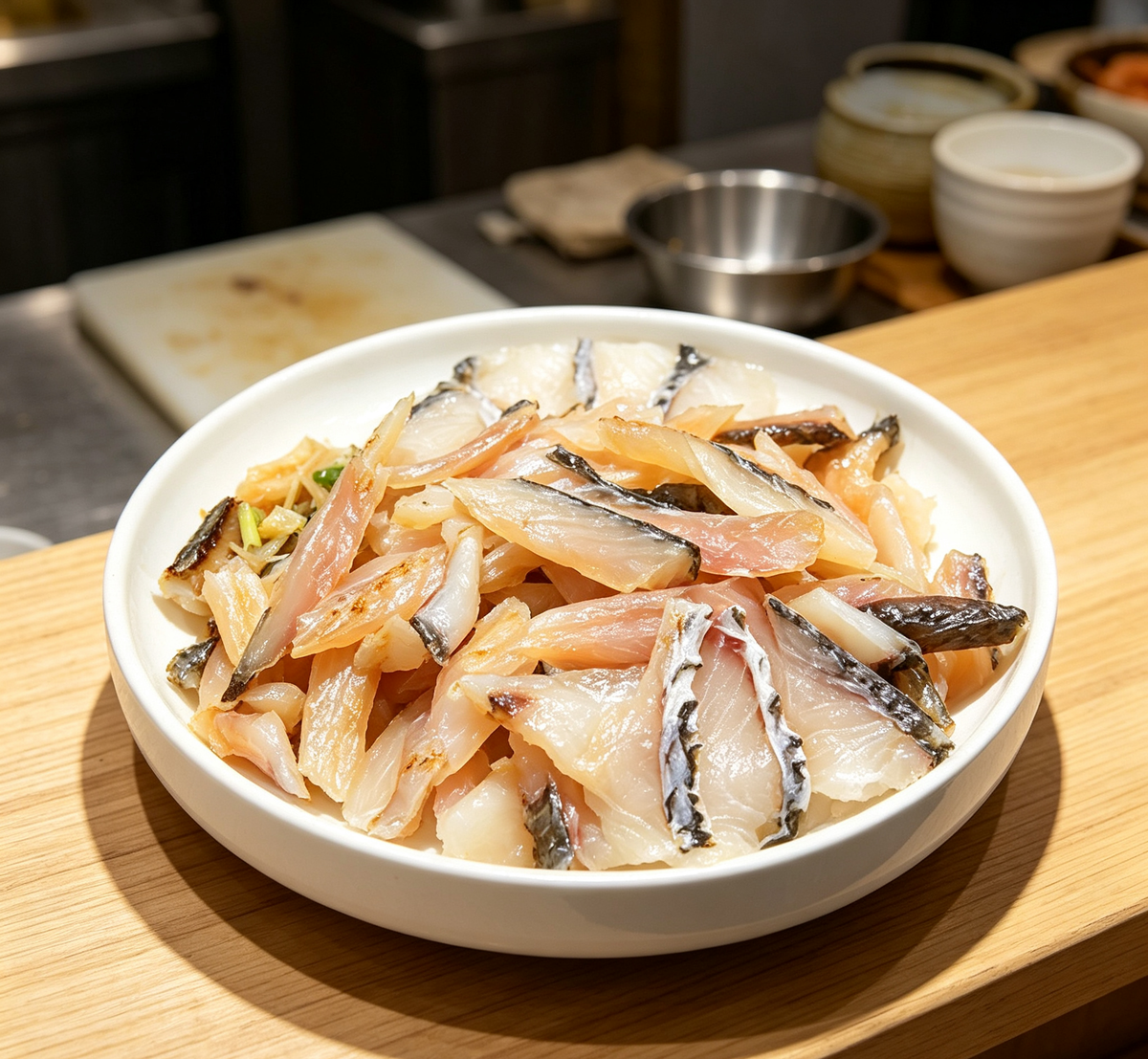 Smoked fish fillets with a flaky texture and golden brown finish